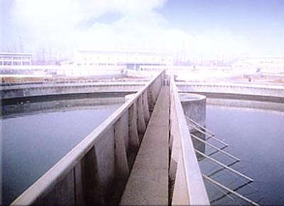 十萬噸污水處理廠二沉池